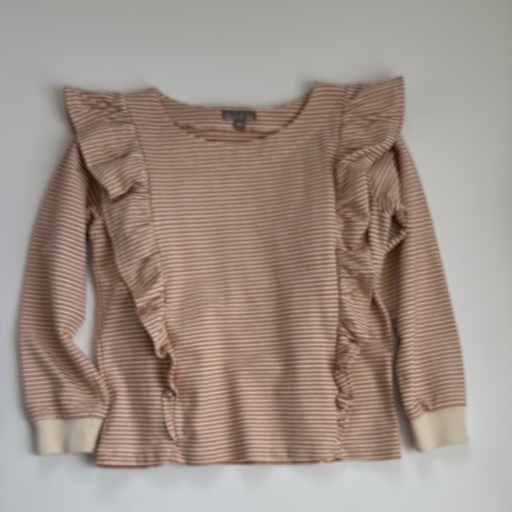 Emile et Ida Ruffle Sweatshirt 6Y